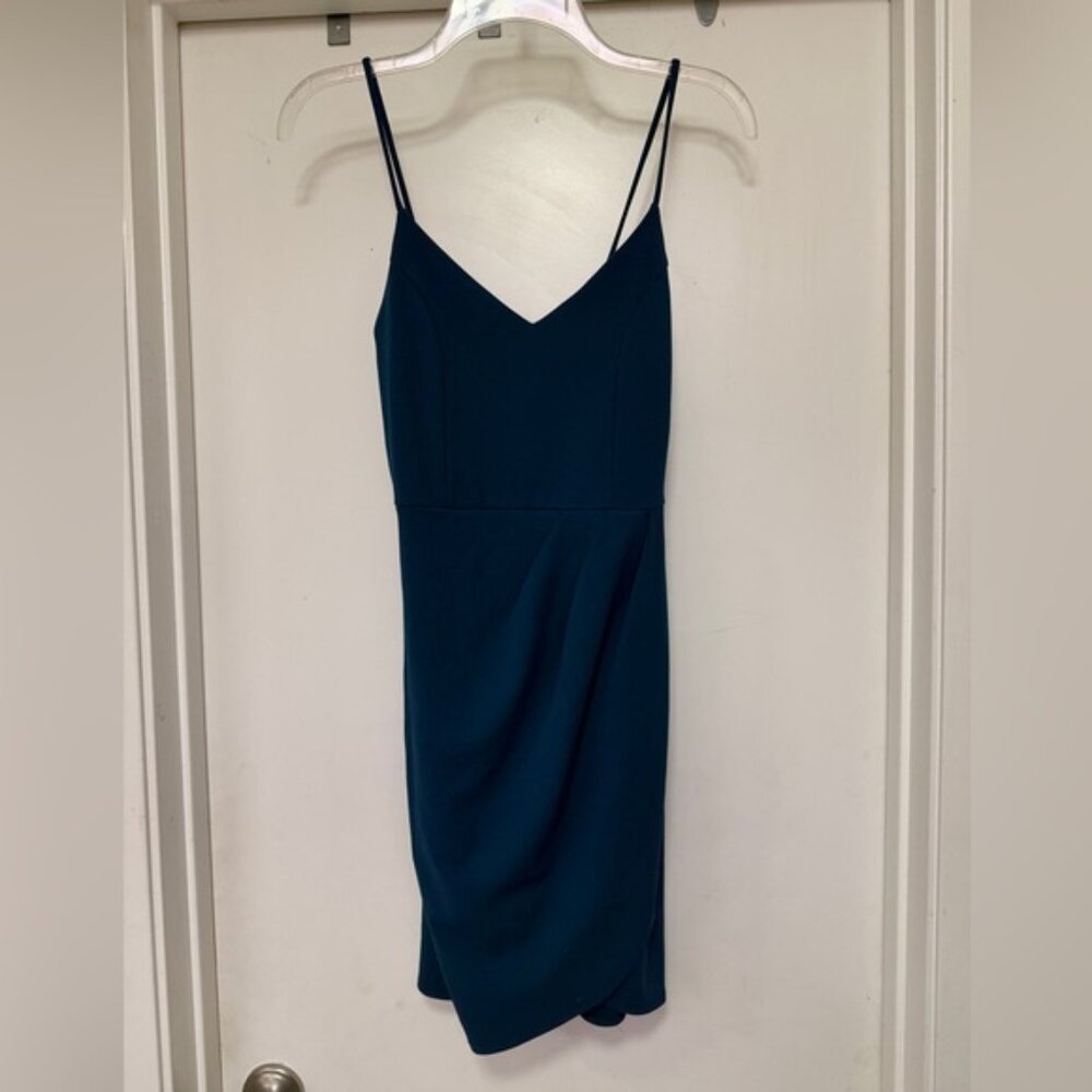 Lulus “Forever My Girl” body con mini dress - size S - team blue